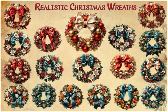 20 Realistic Christmas Wreaths in PNG: A Designer's Review