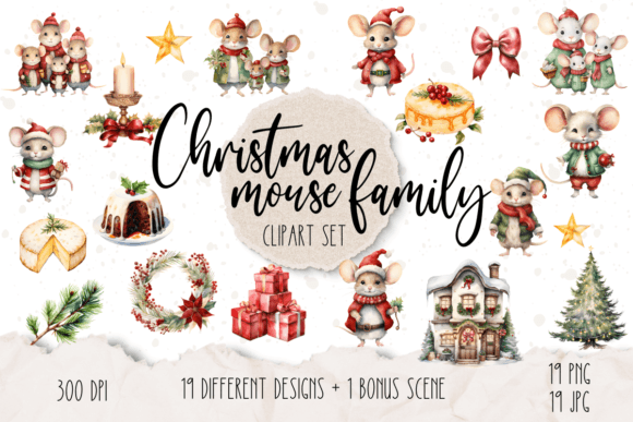 Christmas Mouse Family Embroidery Review