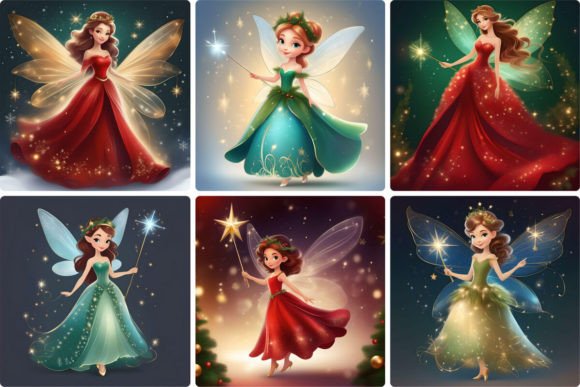 Graceful Christmas Fairy Illustration Review