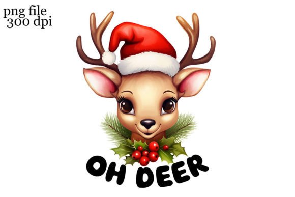 Oh Deer Christmas Illustrations for Festive Web Design