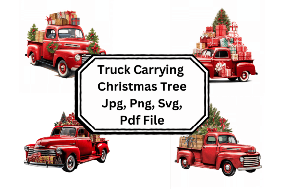 Truck Carrying Christmas Tree Sublimatio Review