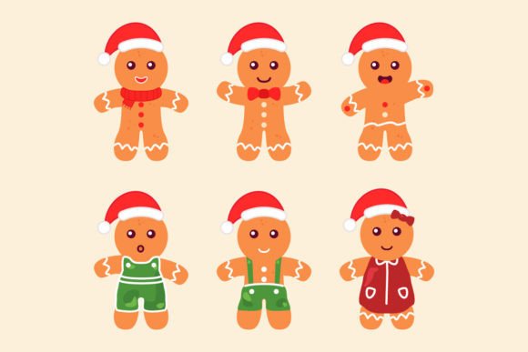 Vector Hand Drawn Christmas Gingerbread Illustration Review