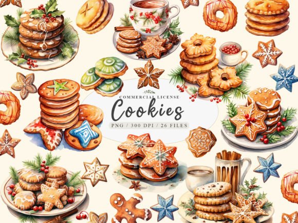Watercolor Christmas Cookie Png: A Designer's Review of Seasonal Illustrations